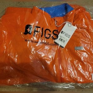 Sold on Merc Figs Sydney Scrub Jacket Sunset Orange  Medium New